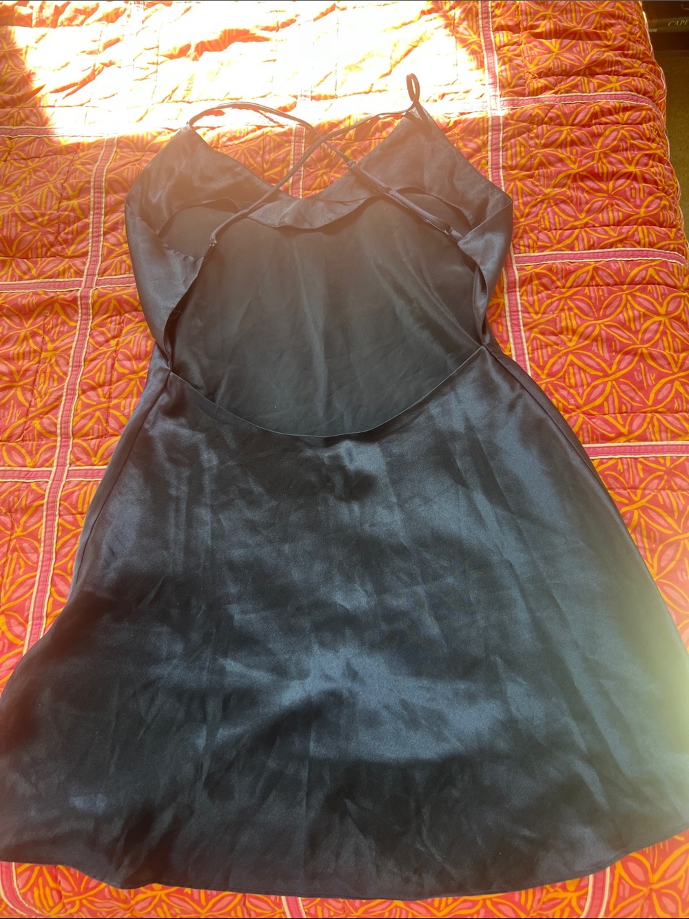 Victoria’s Secret navy blue crossback chemise small